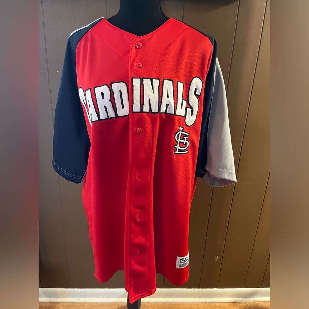 St. Louis‎ Cardinals MLB Dynasty Series Baseball Jersey Mens XL